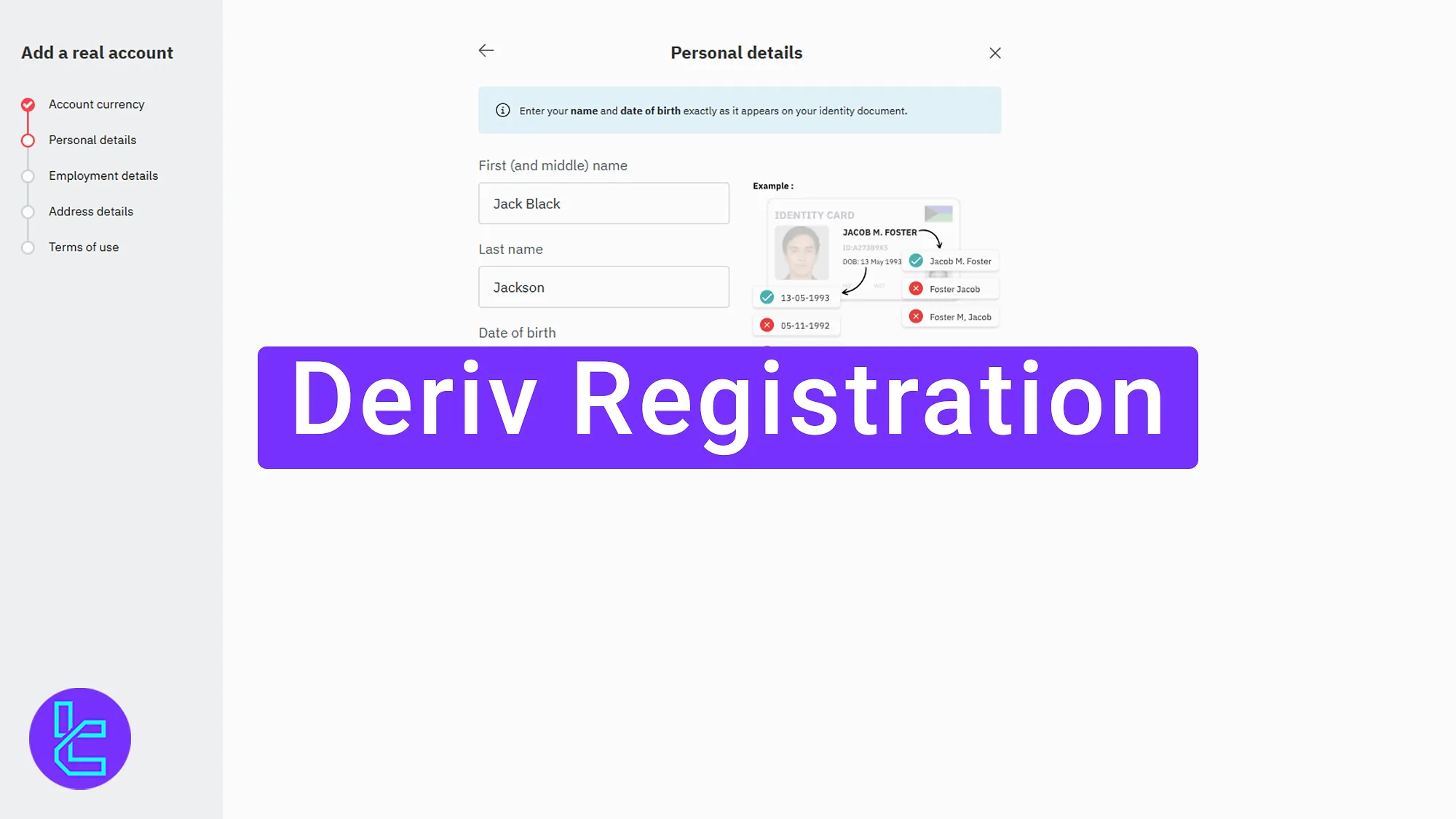 Deriv Registration 2025 [Open an Account in 6 Easy Steps]