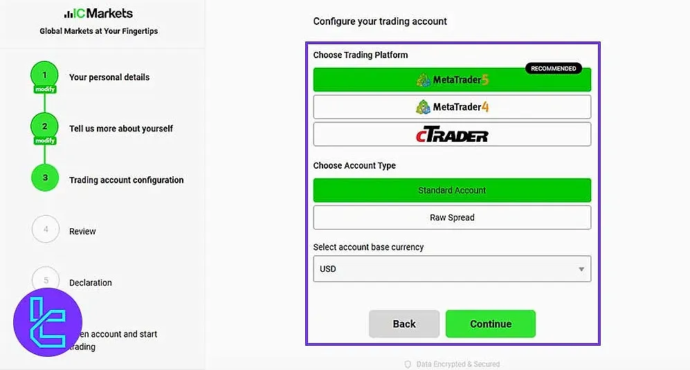 IC Markets EU account preferences