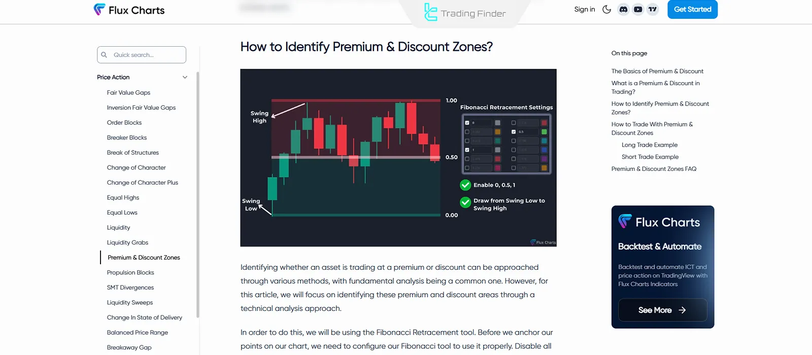PD Dizisi Fibonacci Ayarları