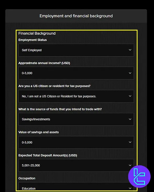 INFINOX financial information