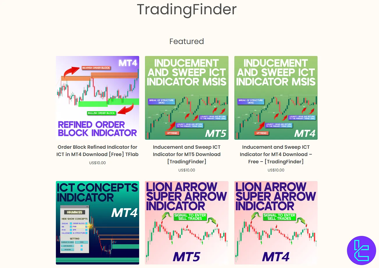 TradingFinder on Big Cartel
