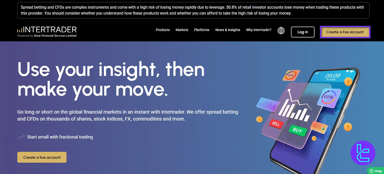 Start Intertrader registration