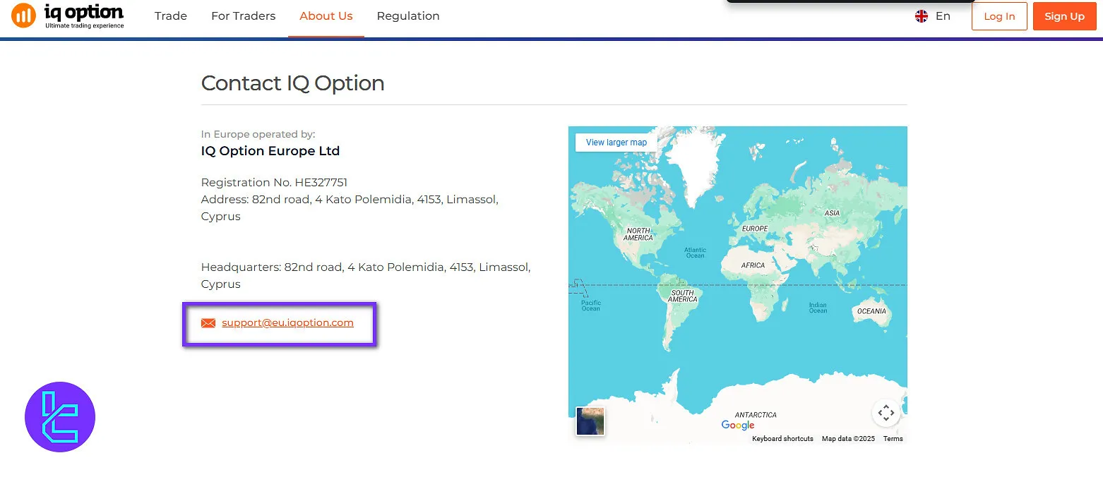 IQ Option Europe support