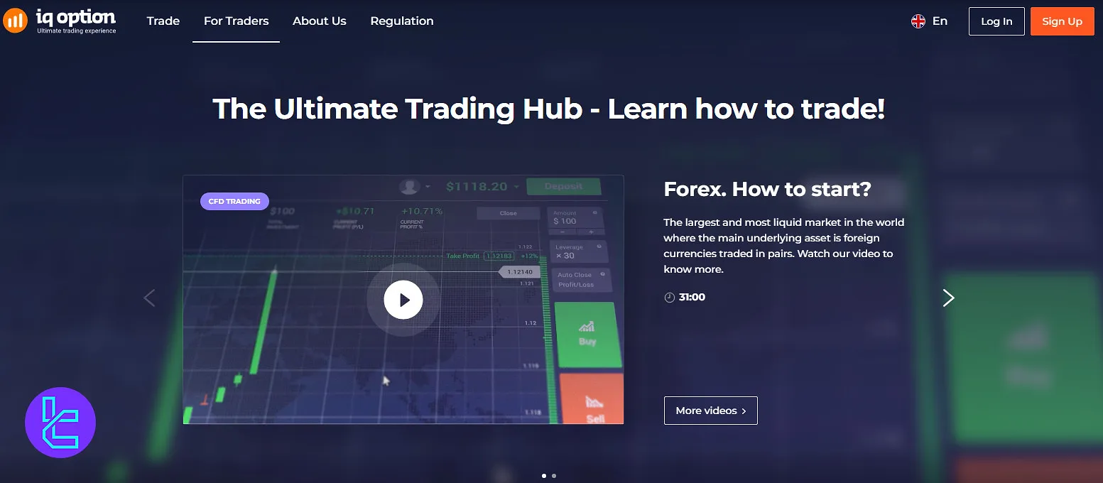 IQ Option Europe educational resources