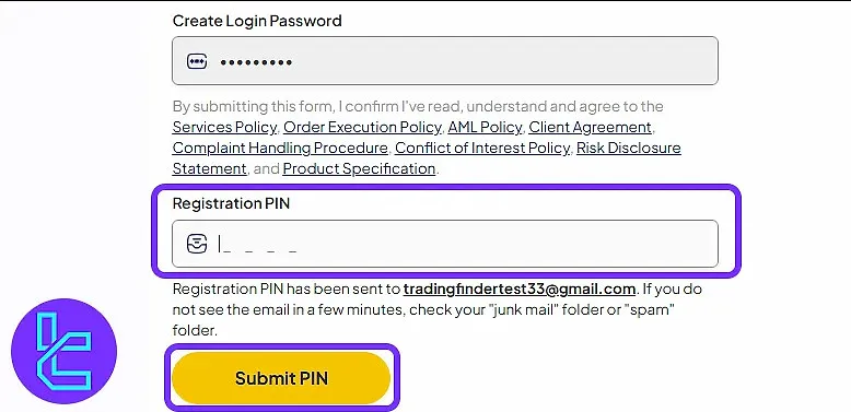 KCM Trade email verification