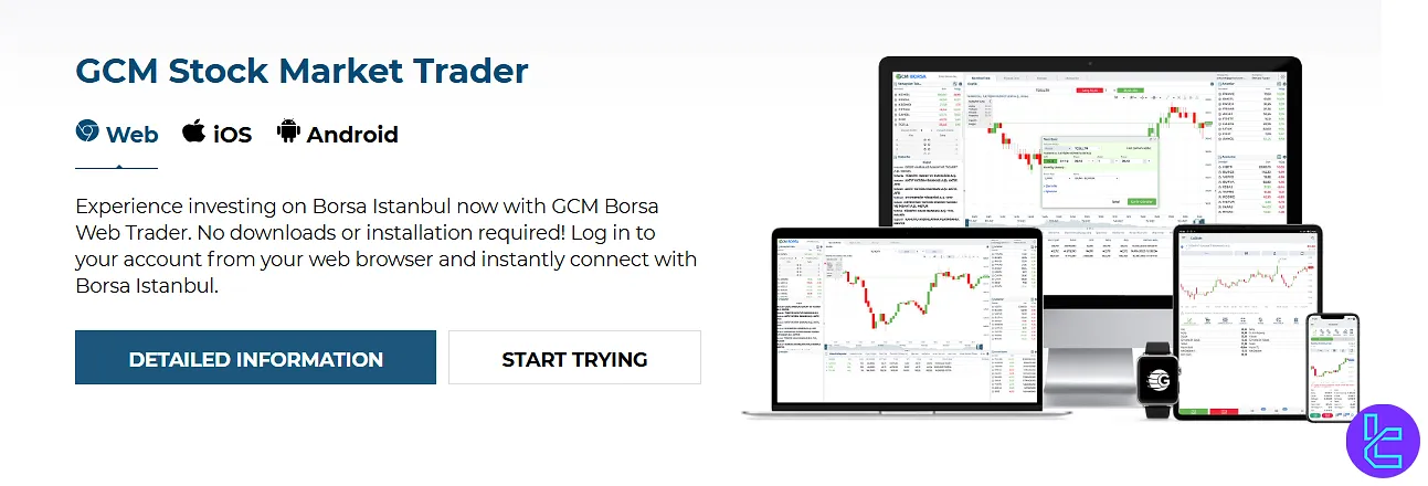 GCM Forex Stock Trader platform