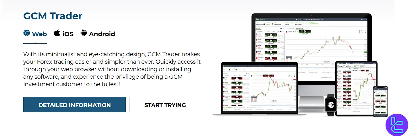 GCM Forex Trader app