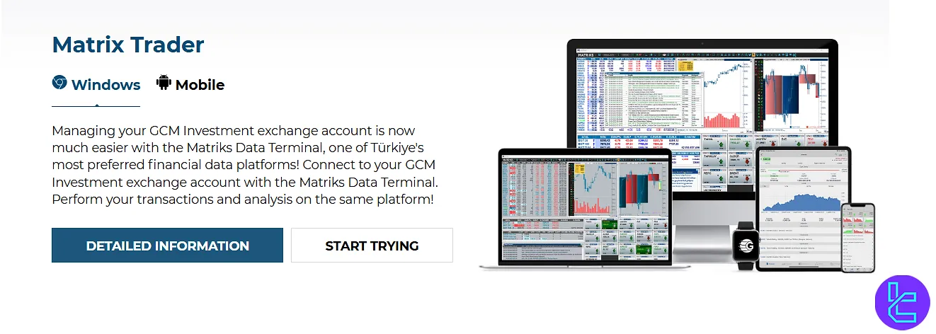 GCM Forex Matrix Trader App