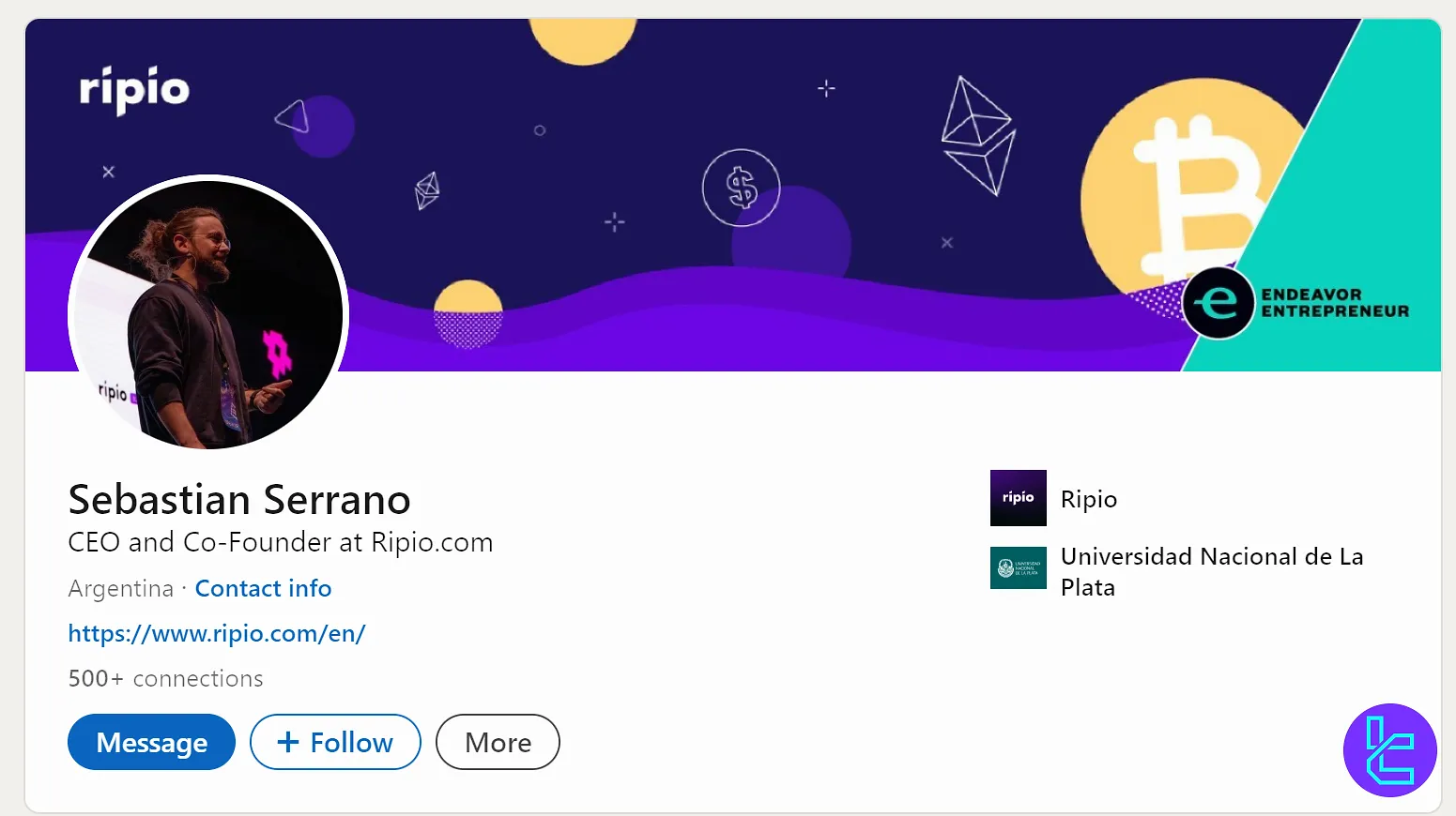 Sebastián Serrano, CEO and Co-Founder of Ripio Exchange