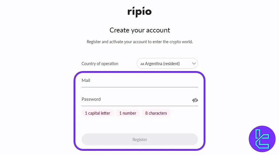 Ripio form