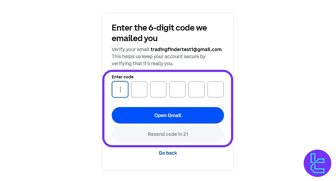 Email Verification for Coinbase signup