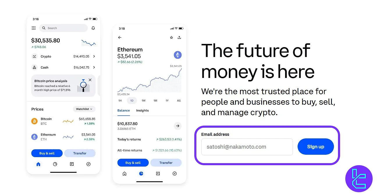 Coinbase signup official website