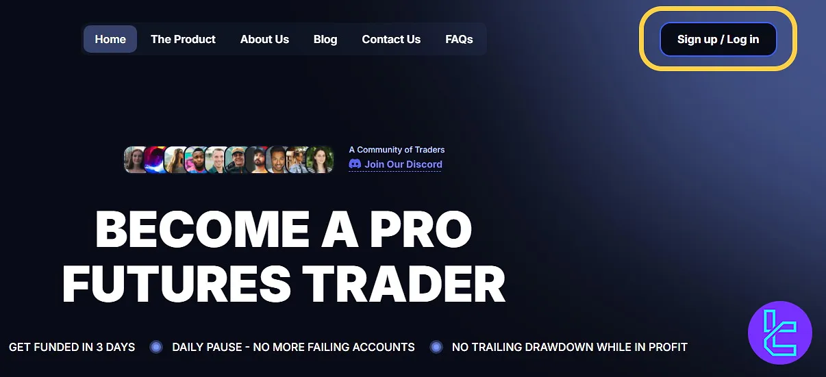 FunderPro Futures account setup official website