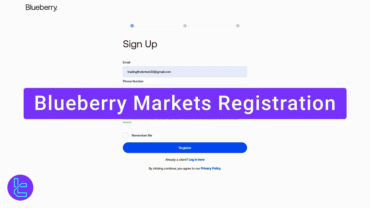Blueberry Markets Registration 2025 [Open a Standard or RAW Account]