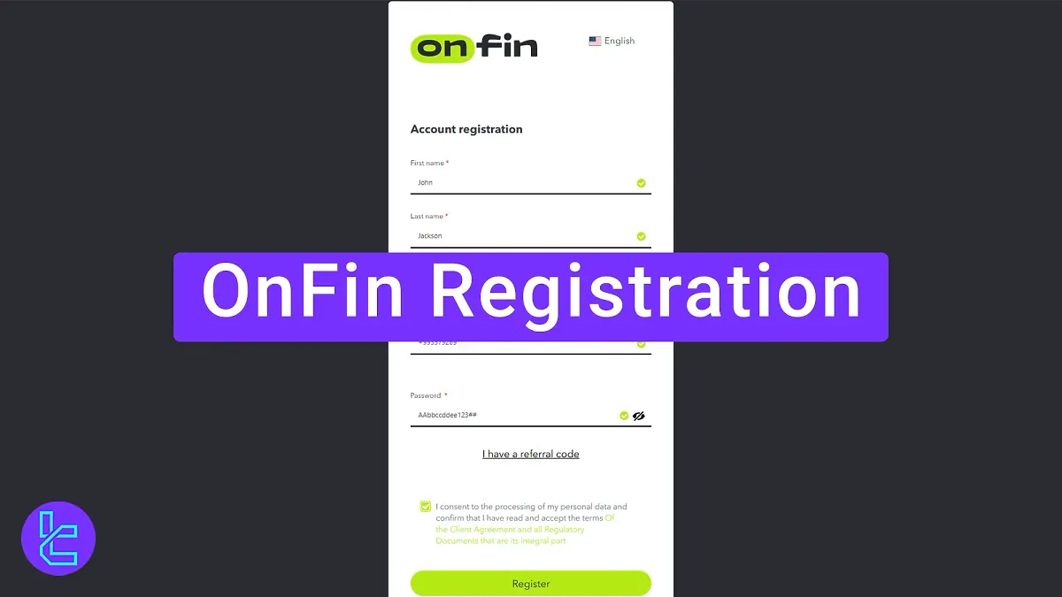 OnFin Registration Guide 2025 [ECN.Broker Sign-Up]