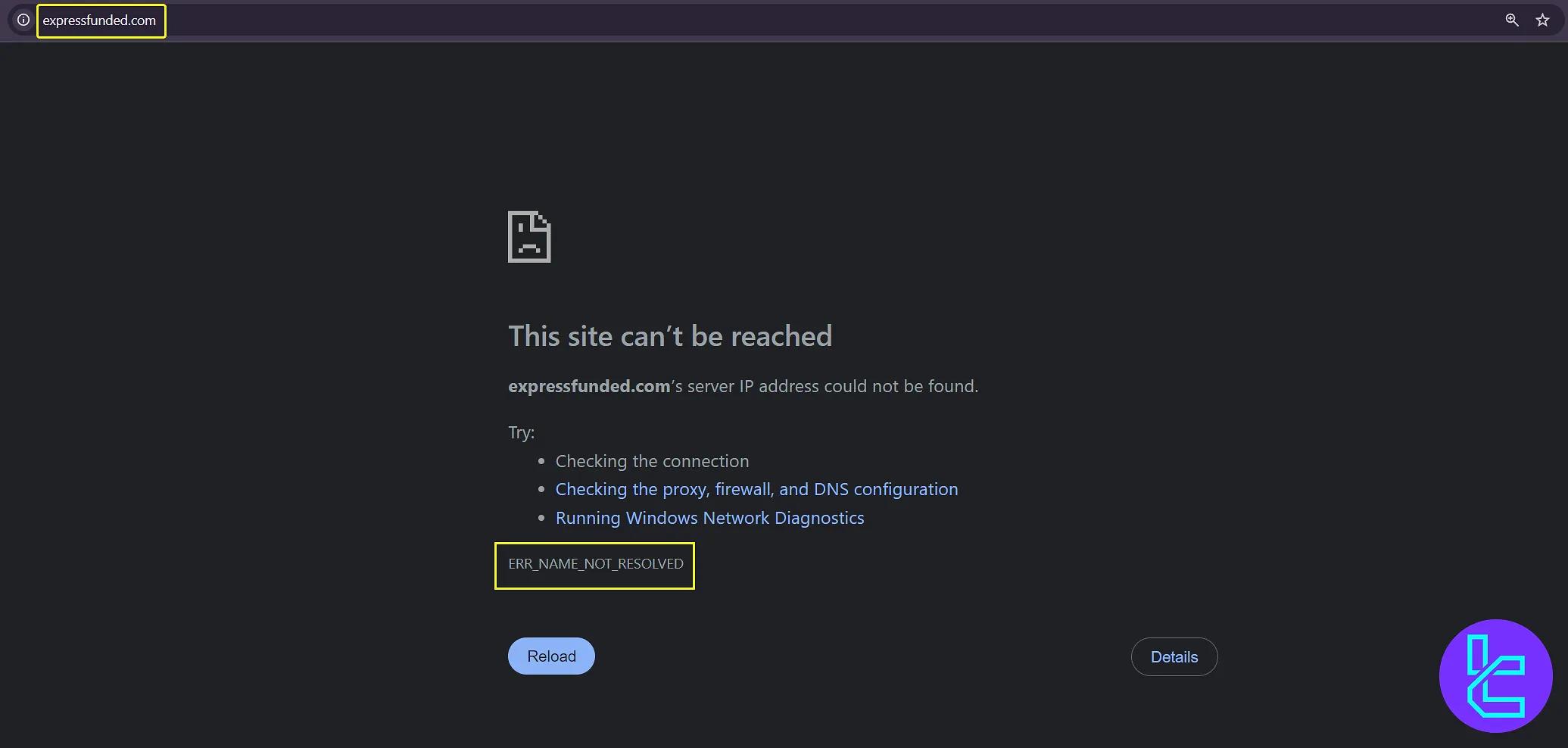 Express Funded resmi web sitesi