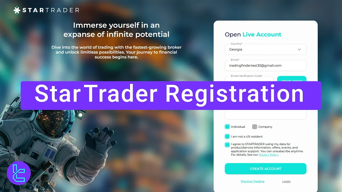 Star Trader Registration - Email, Country, and Password [5 Steps] 2025
