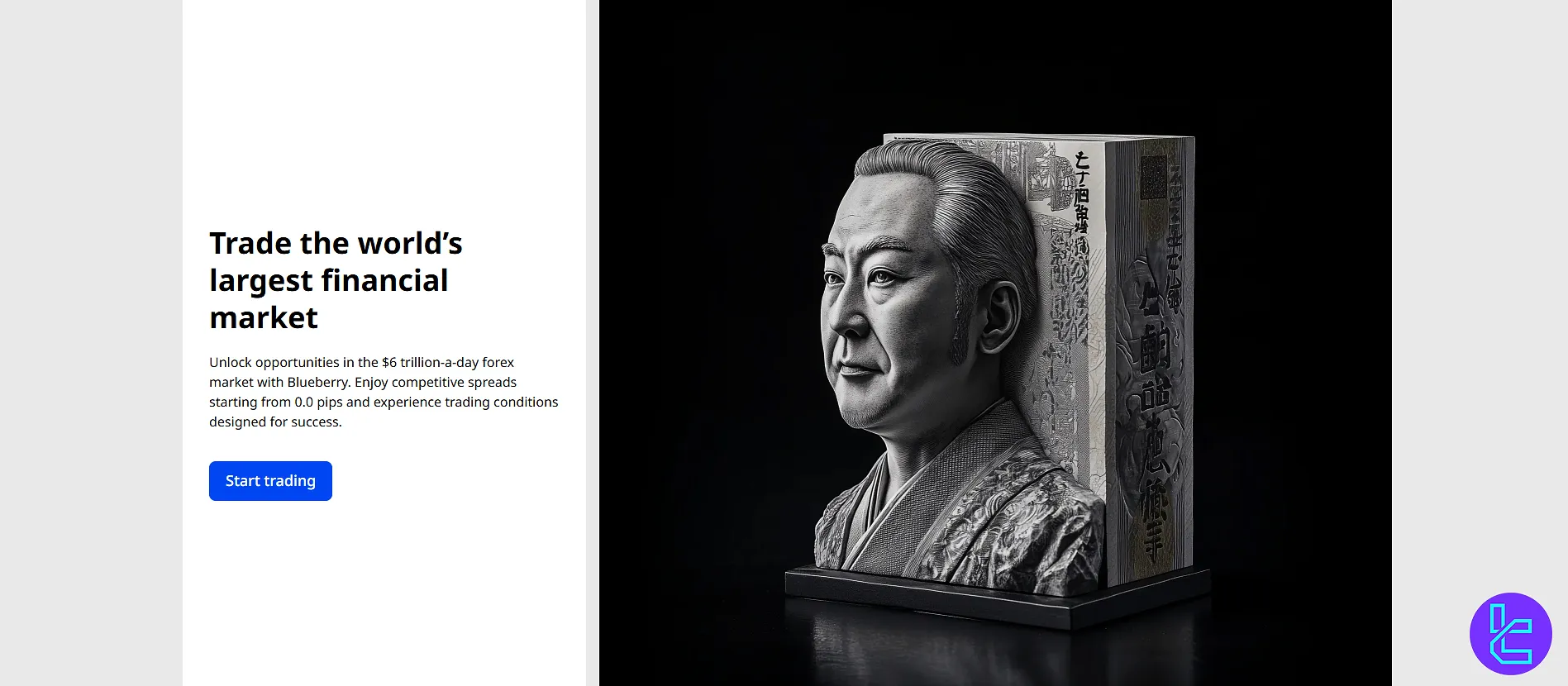 Blueberry Markets available instruments overview