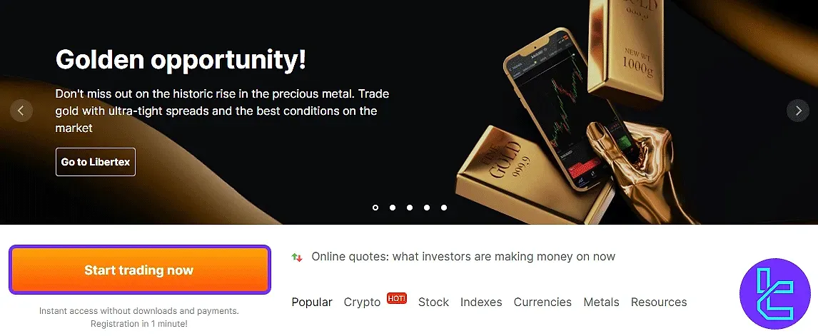 Start Forex Club Registration from Home Page