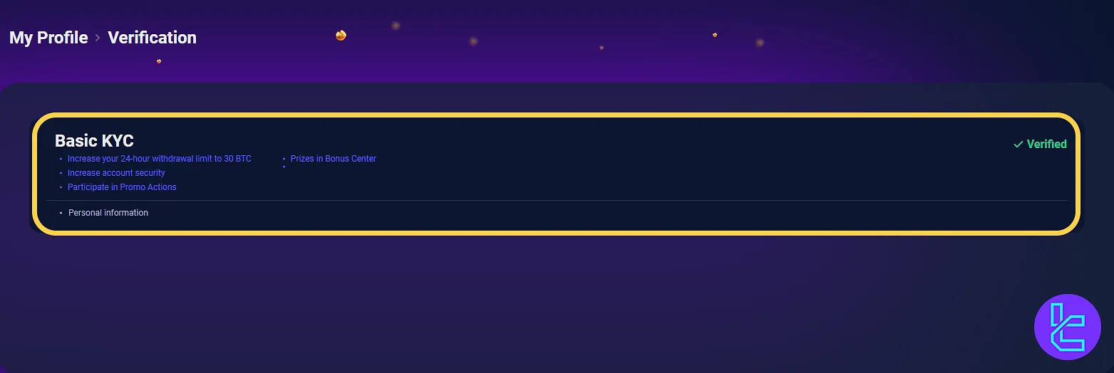 Dex-Trade account POI approved