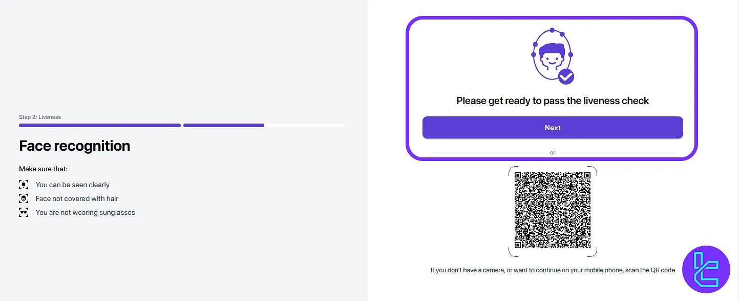 Dex-Trade POI selfie section