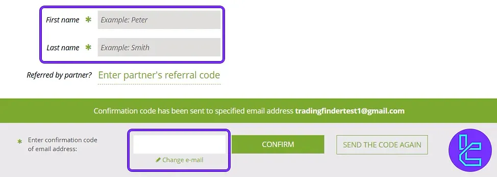 Complete FreshForex Registration