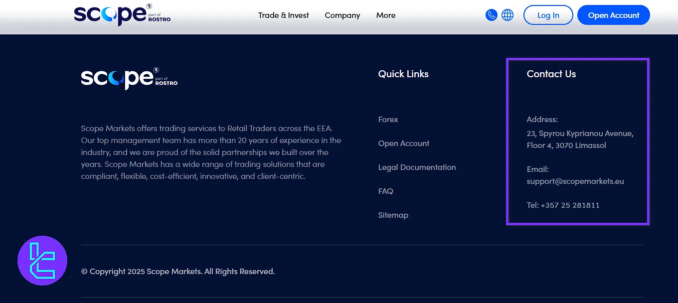 Scope Markets Support