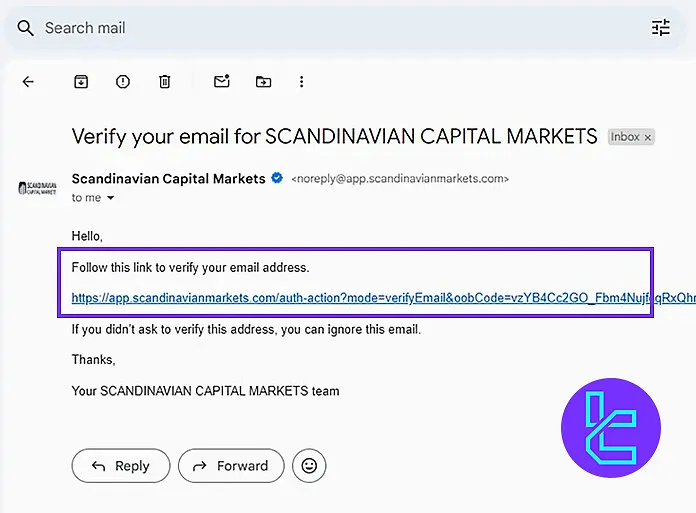 Scandinavian Capital Markets email verification