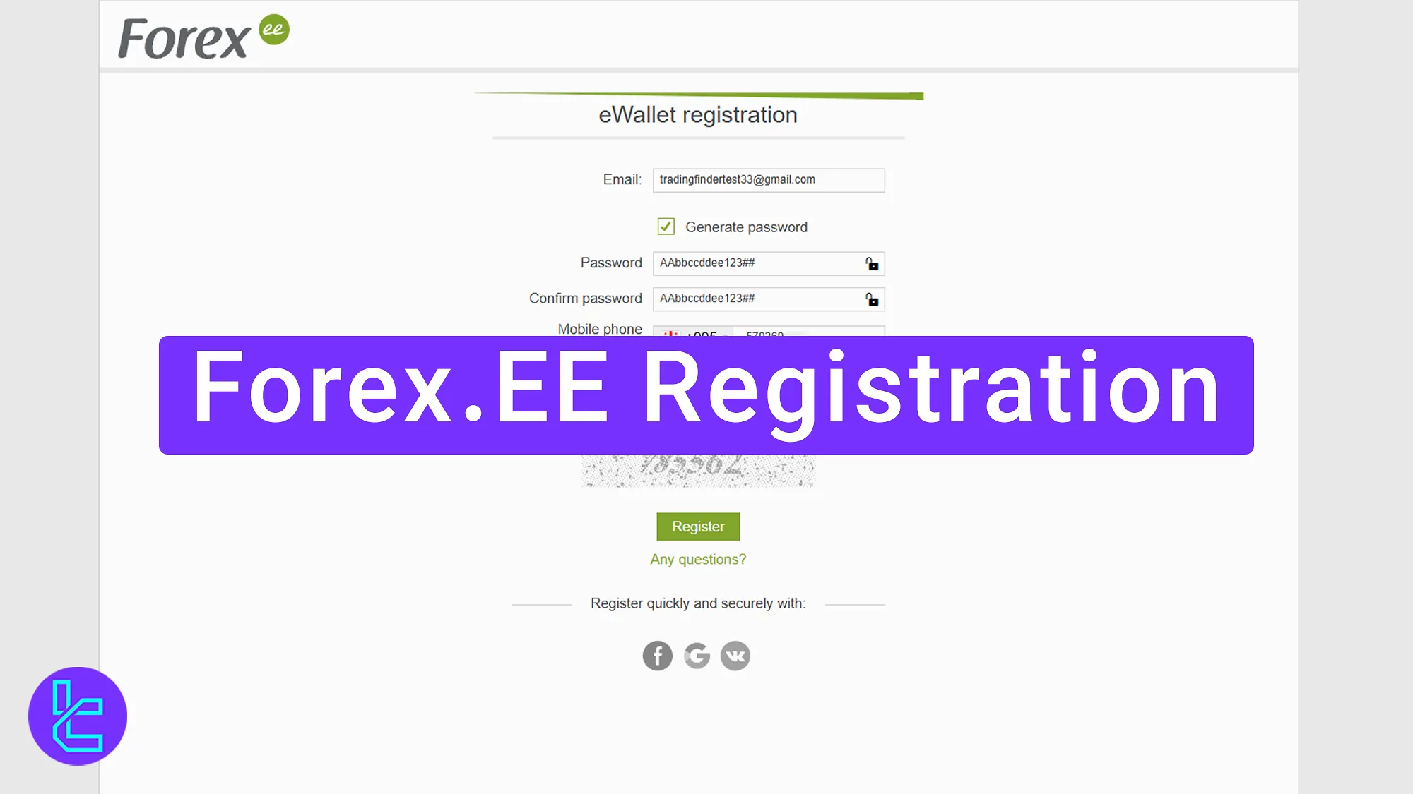 Forex.EE Registration
