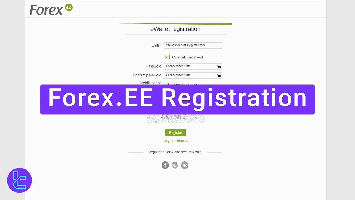 Forex.EE Registration - Sign Up with Email, Phone & password [2 Steps] 2025 