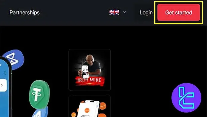 Start the NAGA broker registration