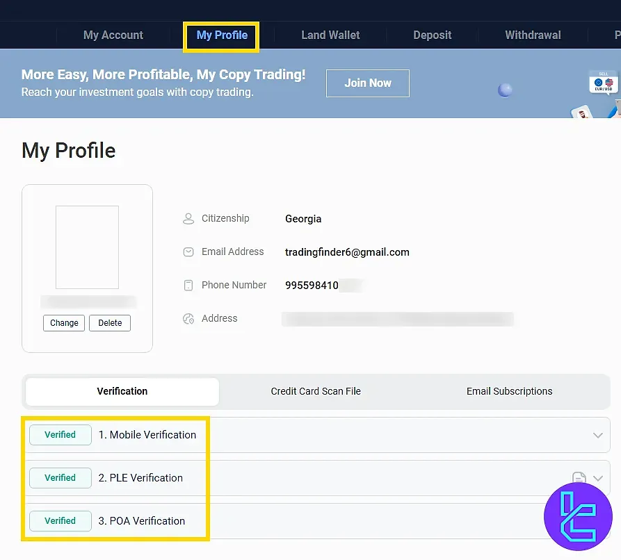 Land Prime KYC Status