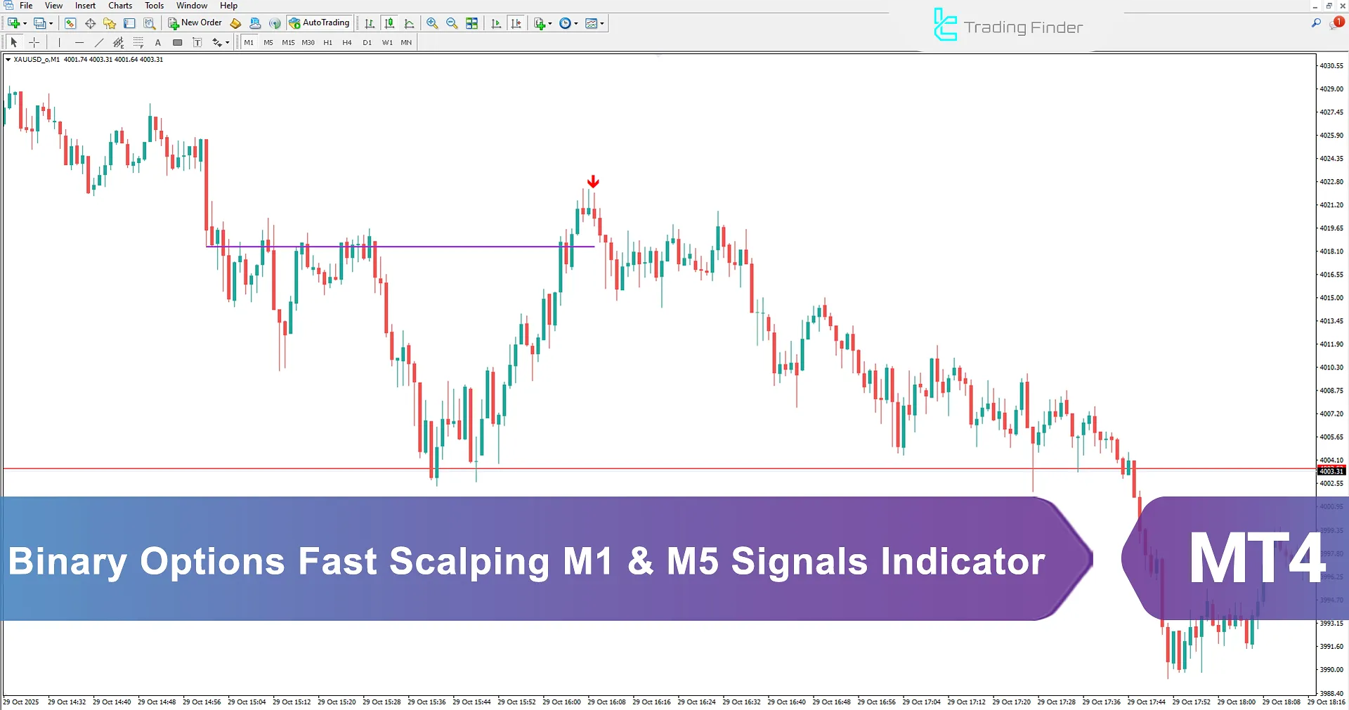 Binary Options Fast Scalping M1 & M5 Signals Indicator in MT4 Download