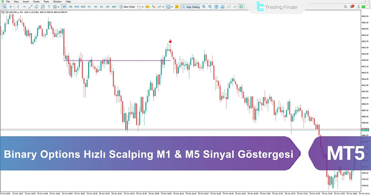 Binary Options Fast Scalping M1 & M5 Sinyalleri Göstergesi MT5 için İndirme