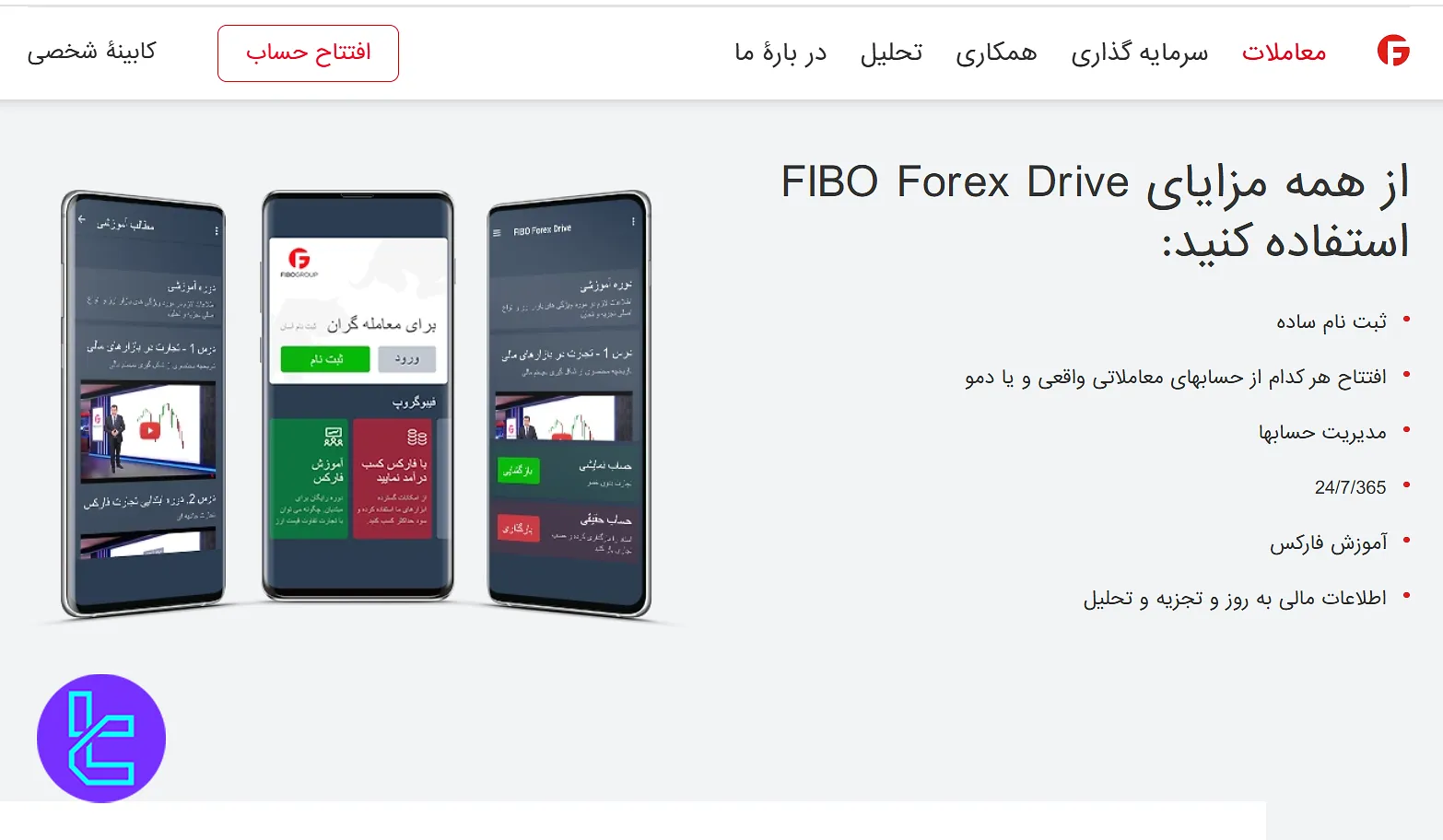 پلتفرم معاملاتی فیبو فارکس درایو در بروکر فیبوگروپ