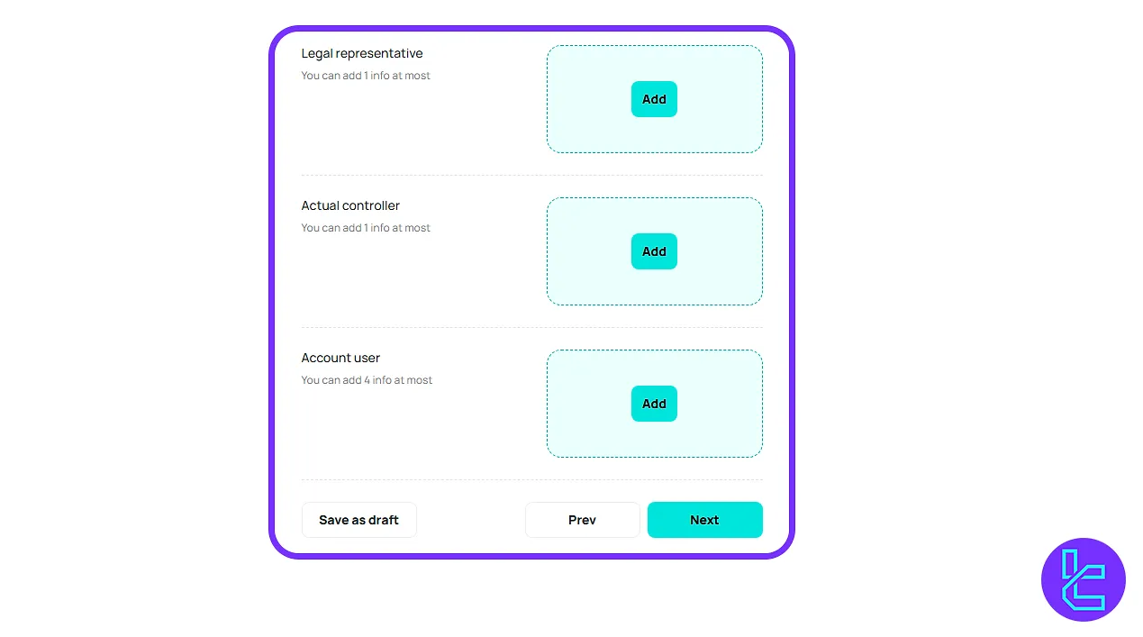 DigiFinex Account User and Legal Representative POI