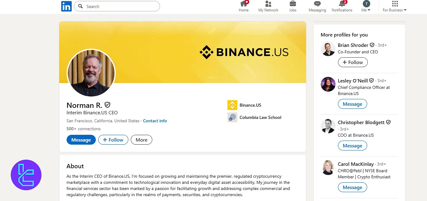 Binance.US Interim CEO