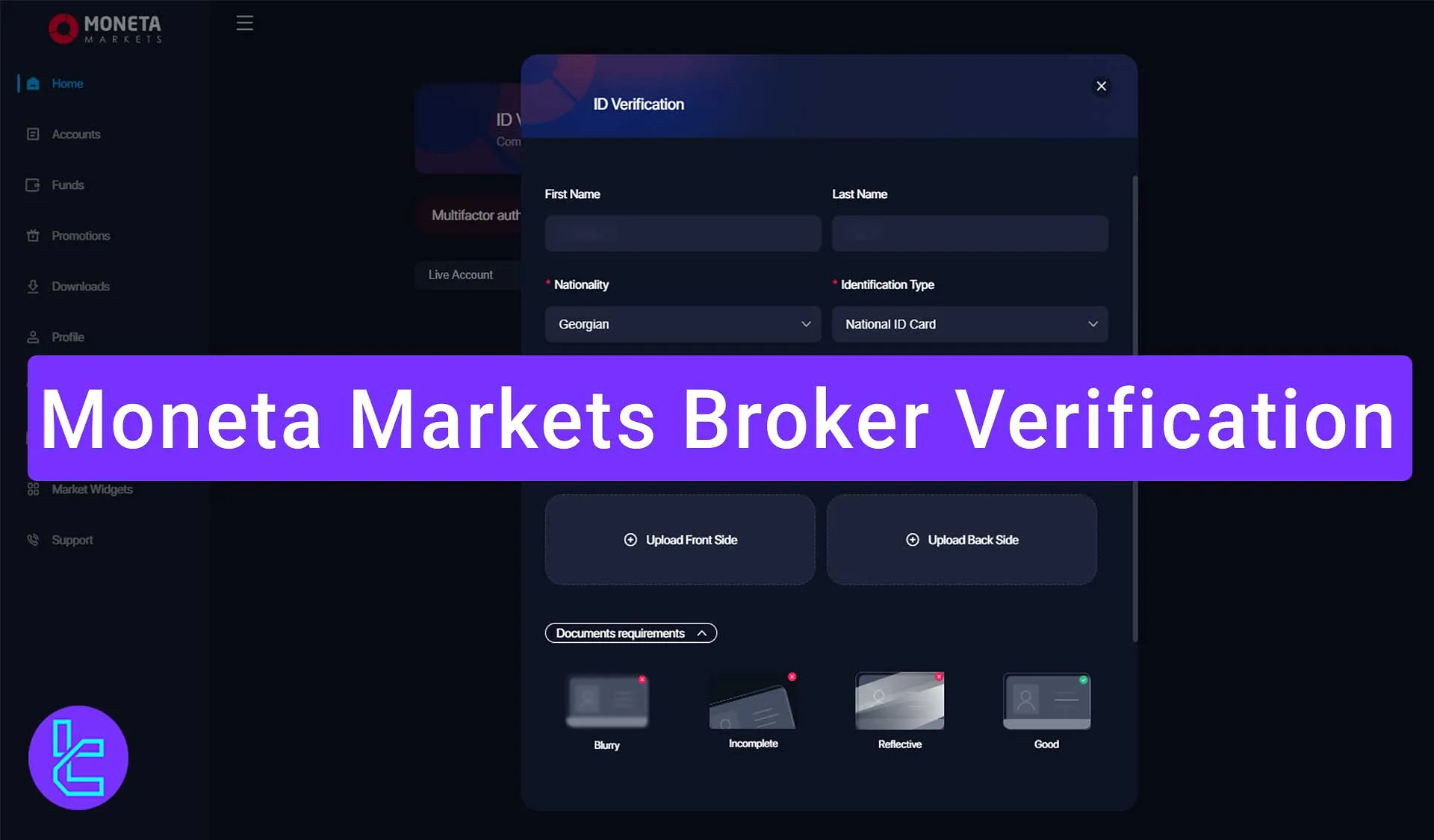 Moneta Markets Broker Verification 2025 [Account approval in 6 Steps]