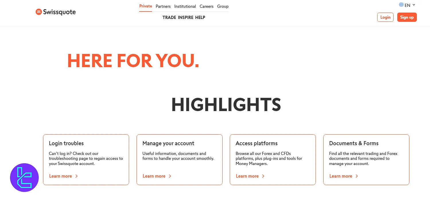 Swissquote help center