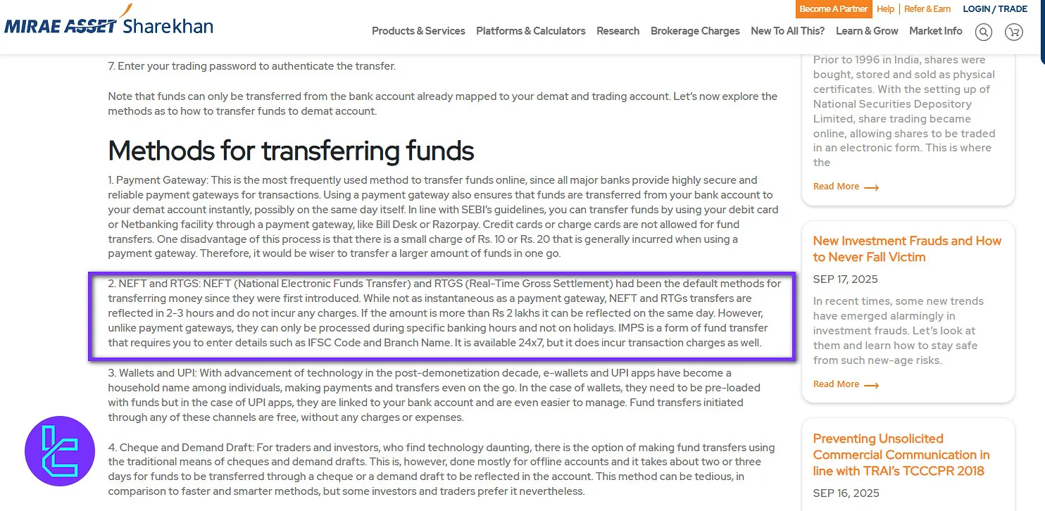 Sharekhan withdrawal fees