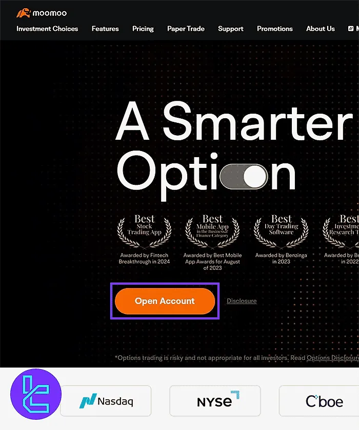 Start Moomoo Registration