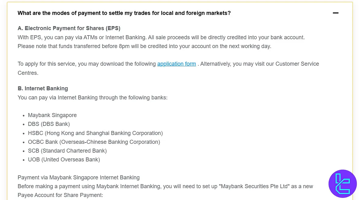 Some Deposit Methods Offered by Maybank Kim Eng