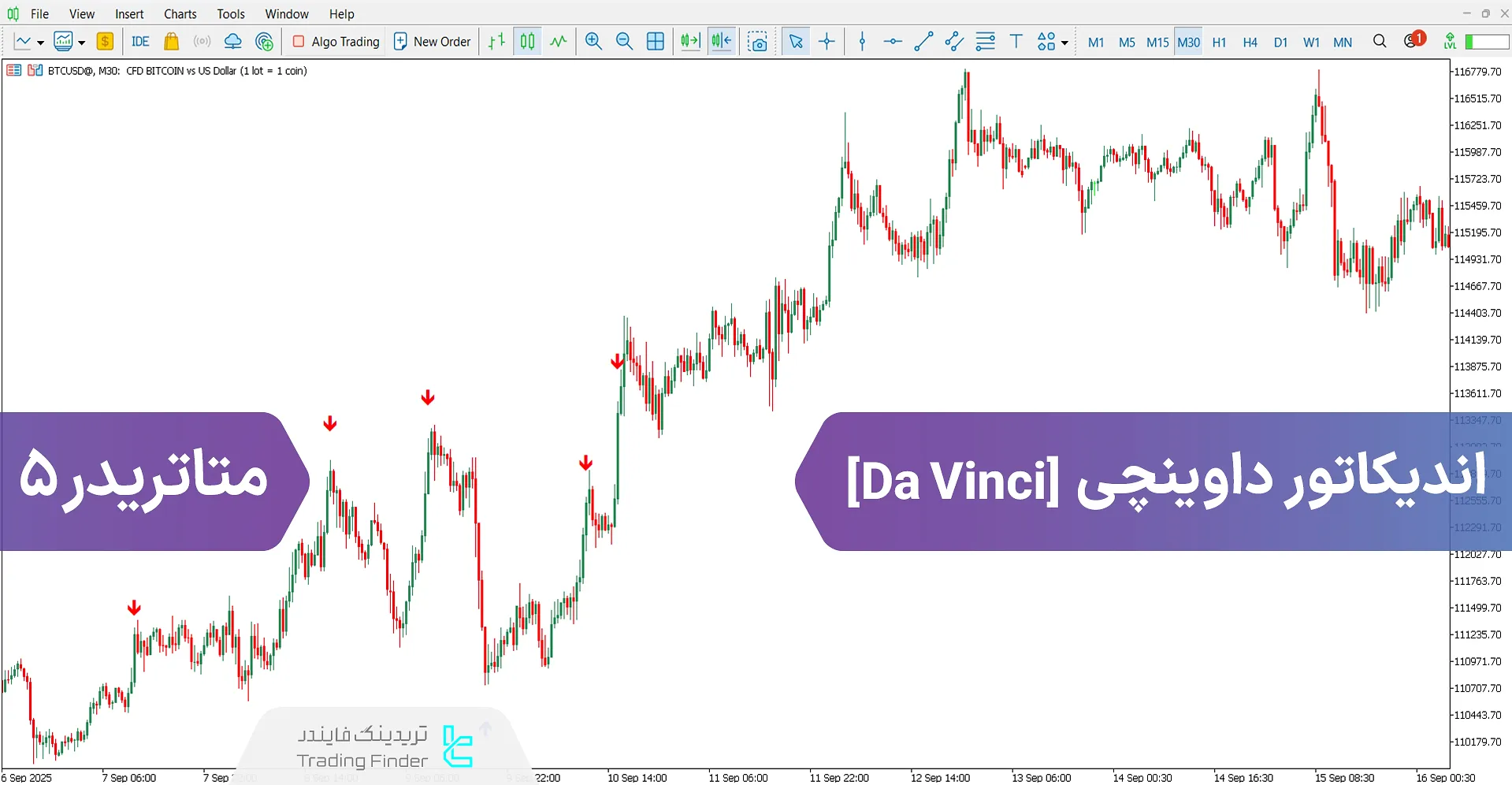 دانلود اندیکاتور داوینچی برای متاتریدر 5 - رایگان - [تریدینگ فایندر]