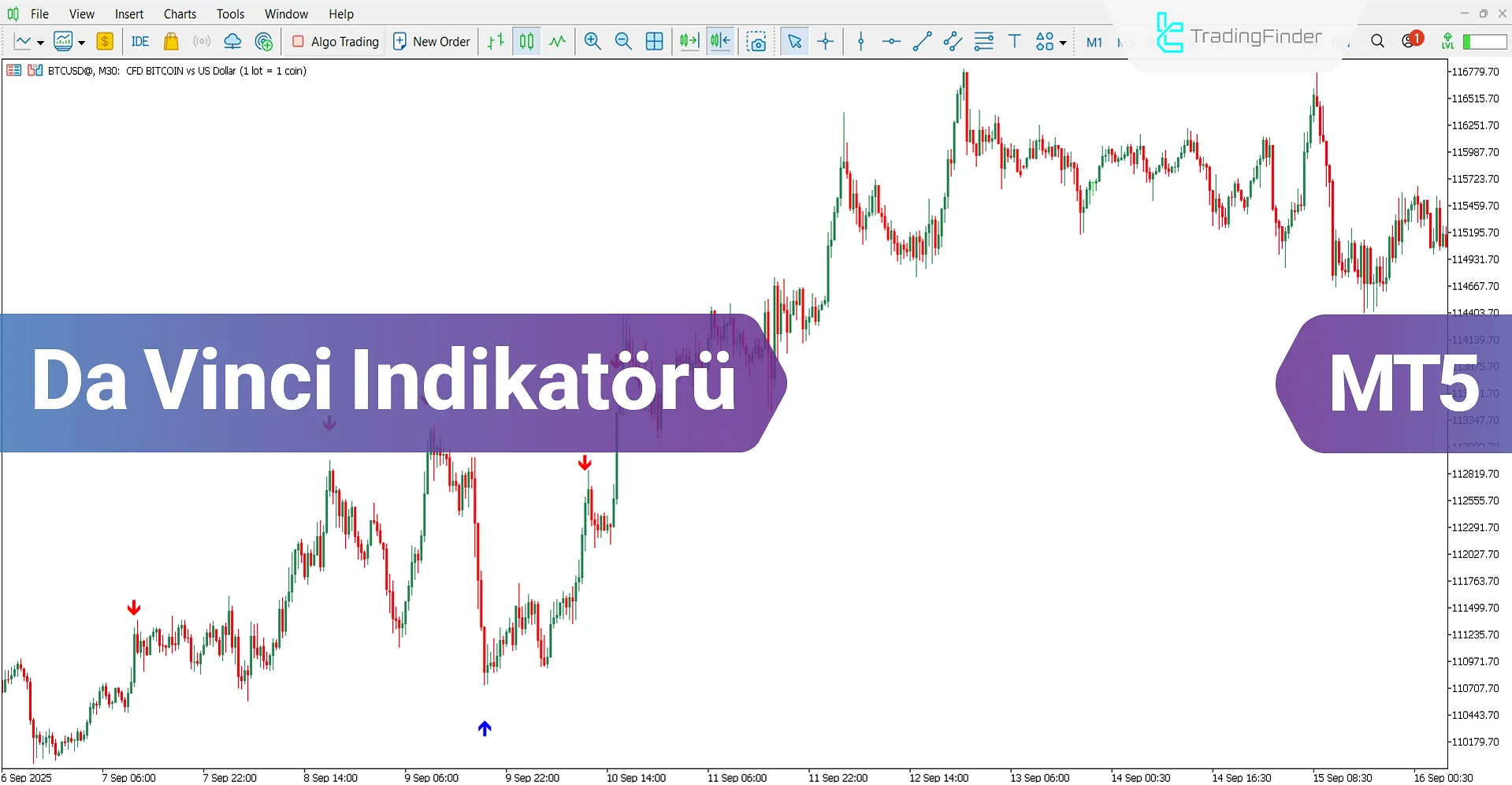 Da Vinci Göstergesi MT5 İçin İndir – Ücretsiz – [TradingFinder]
