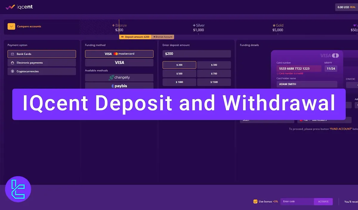 IQcent Deposit and Withdrawal Methods 2025 [Over 20 Payment Options]