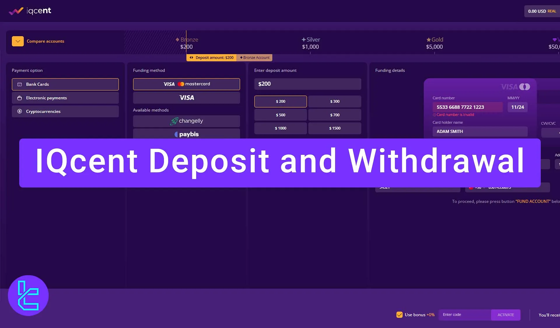 IQcent Deposit and Withdrawal Methods 2025 [Over 20 Payment Options]