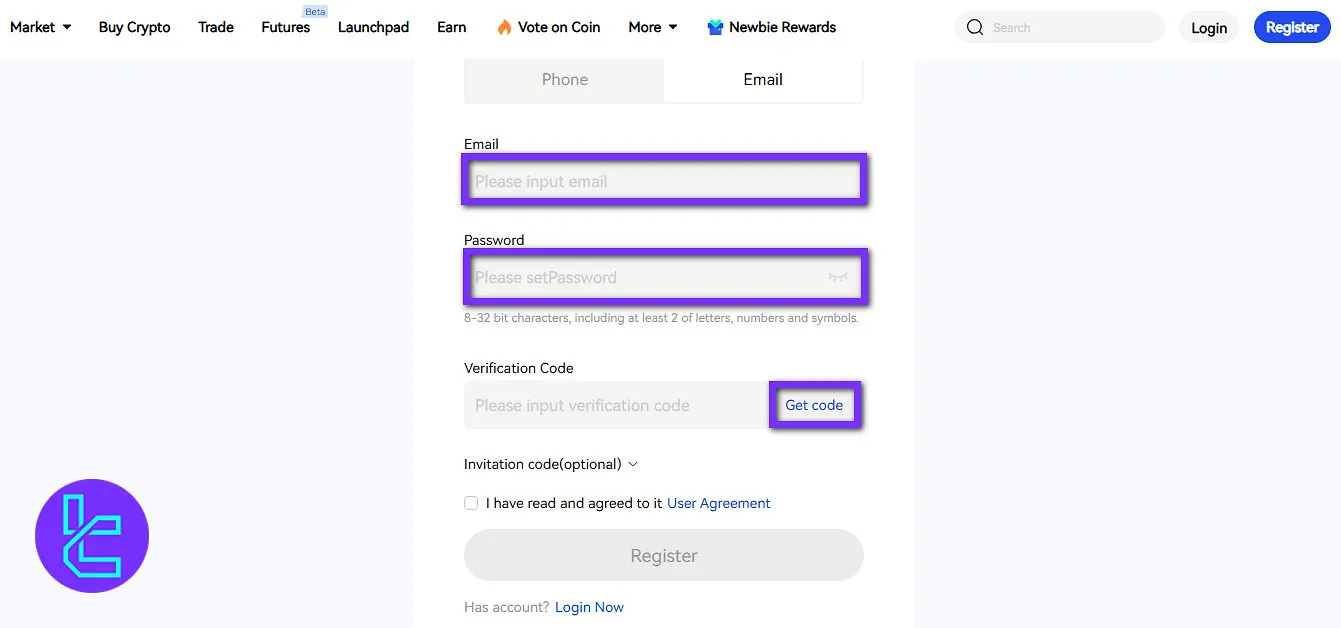 BiFinance email verification