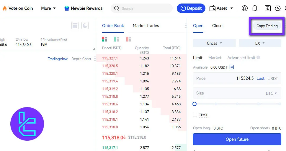 BiFinance copy trading