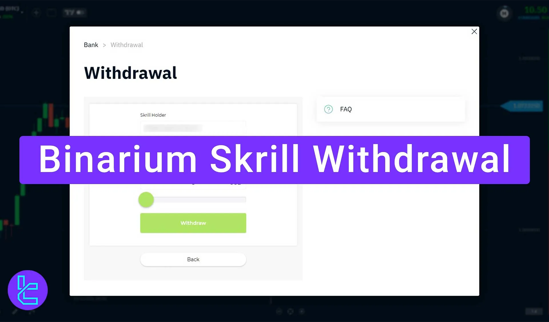 Binarium Skrill Withdrawal - Insert Holder’s Name and Email [4 Steps] 2025