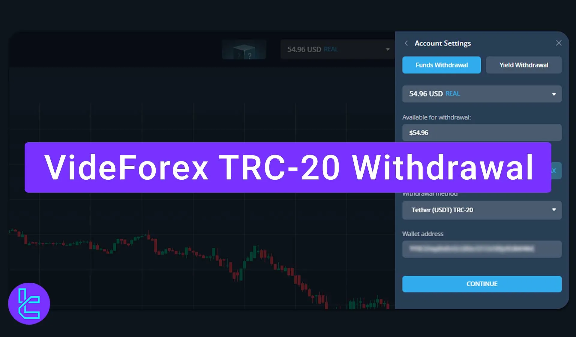 VideForex TRC-20 Withdrawal